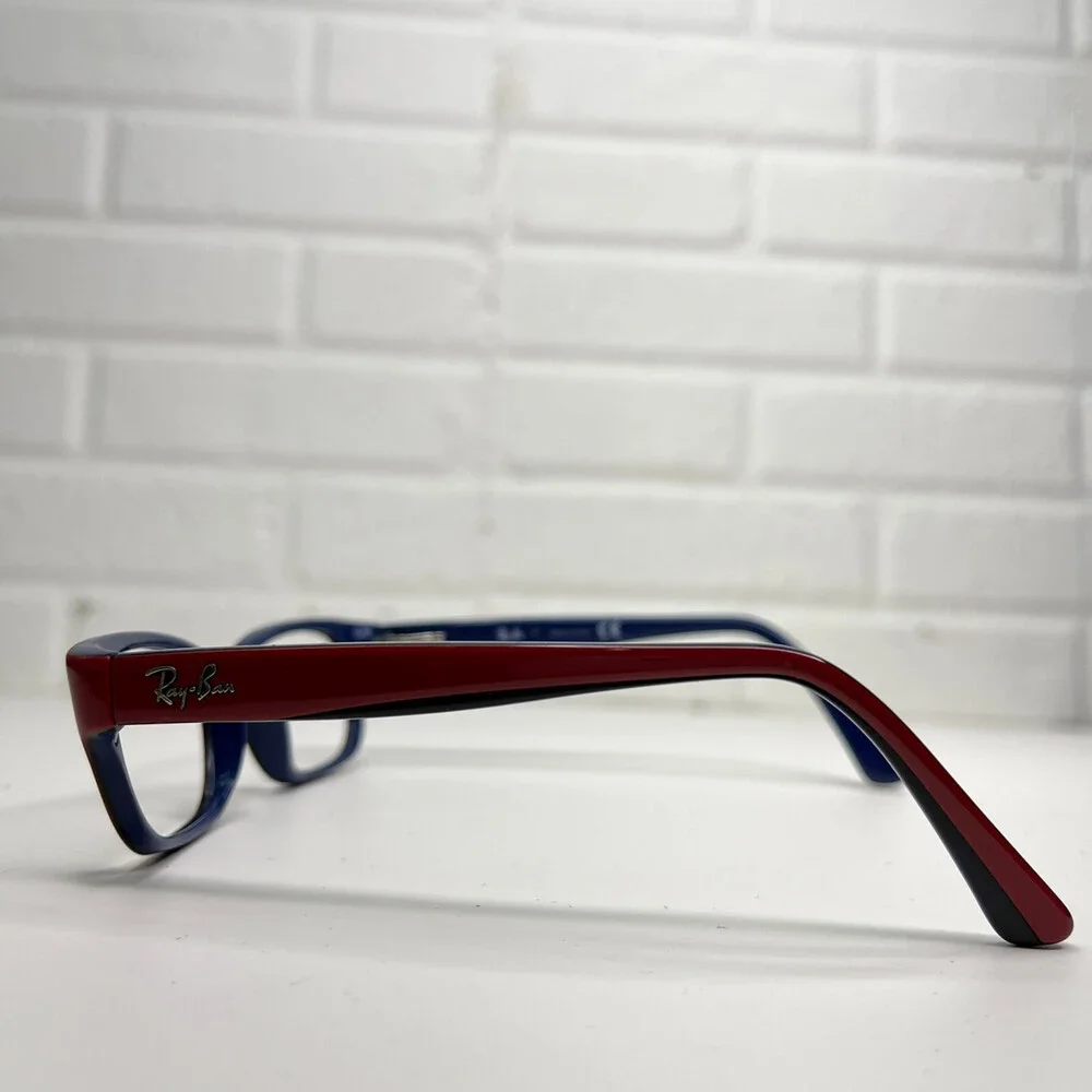 Ray-Ban Eyeglasses Frames RB1527 3577 Blue Red Rectangular 45-15-125 1135